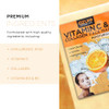 Azure Cosmetics Vitamin C Collagen Face Mask Dermatologist Tested Anti Aging Hydrating Moisturizing Sheet Mask for Dry S