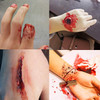 MEICOLY 5 Pcs Scars Wax SFX Special Effects Makeup KitHalloween Fake BloodFace Putty Wound Modeling Wax167Oz with Spatul