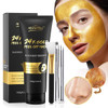 Blackhead Remover Mask 24K Gold Peel Off Mask Gold Facial Mask AntiAging Deep Cleansing Reduces Fine Lines Wrinkles Grea