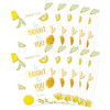 FACETORY K Beauty Face Mask Skin Care BE BRIGHT BE YOU BRIGHTENING Sheet Mask with Gold Foil Lemon Fruit Glowing Gold Br