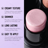 Ownest 2 Colors Highlighter Stick Shimmer Glow Cream Highlighter for Face Body Subtle Shimmer Face Illuminator Buildable