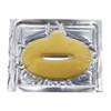 KlsyChry 24K Gold Bio Collagen Crystal Lip Mask Gel Pads for Remove Lines Moisturizing AntiWrinkle AntiAging Nourishing