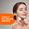PDRN Vita Toning Ampoule Lightweight Glass Skin Toning Ampoule with Vitamin B C E PDRN Serum for Blemishes Fine Lines an