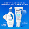 CeraVe UltraLight Moisturizing Gel Hydrating Gel Face Moisturizer For Men For Women with Ceramides Niacinamide Hyaluroni