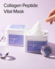 MaryMay Collagen Peptide Vital Mask 30 Sheets PullOut Case with Hydrolyzed Collagen 6 Peptides Firming Fine Line Appeara
