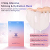 JAYJUN Intensive Shining Mask with Lavender Extract 10 Pack 3Step Hydration Radiance Boost AllinOne Skincare Korean Shee