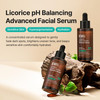 ACWELL Licorice pH Balancing Advanced Facial Serum Ampoule 101 floz Enhancing Serum for Dull Skin Reduces Acne and Blemi
