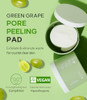 FRUDIA Pore Peeling Pad 70 Pads 57floz Vegan Exfoliating Toner Pads with 89 Green Grape Extract Tannin Complex AntiSebum