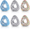Tudomro 6 Pack Cpap Mask Liners for Full Face Cover Soft Reusable Cushion Mask Covers Absorb Facial Oils and MoistureAss