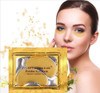 VeniCare Anti Aging Crystal 24K Gold Powder Gel Collagen Eye Masks Sheet Patch 20 Pairs