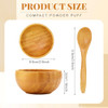 1 Set Cute Small Facial Skin Care Mask Bowl with Mini Spoon Eco Enviroment Material Facemask Mixing Tool for Lady Women