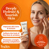 TruSkin Vitamin C Face Cream Brightening Hydrating Daily Moisturizer with Vitamin E B5 Jojoba Oil Green Tea Smooth Radia