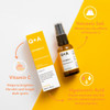 QA Vitamin C Brightening Face Serum 30ml Vitamin C Serum for Face with Hyaluronic Acid Hydrating and AntiAgeing Fragranc