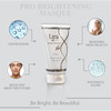 Lira Clinical PRO Brightening Masque Hydrating Face Mask with Vitamin C Peptides Hyaluronic Acid to Support Even Skin To
