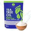 14oz Tea Tree Oil Foot Soak with Epsom Salt and Mint by Truremedy Naturals Foot Soaking Salts for Dry and Tired Feet Gen
