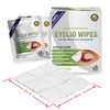 Lunovus Premium Eyelid Wipes With Tea Tree and Coconut Oil Cleansing Wipes for People Itchy Eyes Individually Wrapped Bo