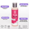 7 Glycolic Acid Toner with Rose Water Witch Hazel and Aloe Vera Gel Alcohol Oil Free Exfoliating AHA Face Toner Improves