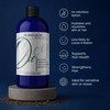 cocojojo Moroccan Argan Oil Pure Natural Cold Pressed Extra Virgin Unrefined Argan Oil 16 Oz for Hair Face Skin Deep Pen