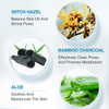 Blackhead Remover Mask Bamboo Charcoal Peel Off Mask Skin Care Face Mask 3in1 Kit Pimple Deep Cleansing Black Facial Mas