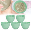 YUYTE 5 Pieces Silicone Bowl Diy Mask Mixing Bowl Mud Mask and Other Skincare Products Bowl Cosmetic Beauty Tool for Hom