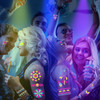 Temporary Tattoos 170 PCS Glow in The Dark Tattoos that React to Neon UV Black Light Tattoos for Kids Teens and Adult Ne