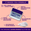 UNICORN SNOT Holographic Face Glitter Body Glitter Gel Hair Glitter Vegan Cruelty Free 17 oz Silver Glitter Disco