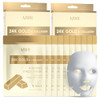 Azure Cosmetics 24K Gold Firming Face Mask Anti Aging Hydrating Toning Firming Facial Sheet Helps Reduce Wrinkles Fine L