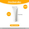 12PCS Refillable Empty Plastic Tubes White Cosmetic Containers Plastic Soft Tubes Bottle for Package Facial Cleanser Hand Cream Cosmetic Lotion(50ML) online at globaldelivered