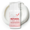 Eva Naturals AntiAging Retinol Cream For Face Antiwrinkle RetinolComplex Moisturizer Day Night Cream wHyaluronic Acid Vi