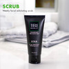 Tiege Hanley Exfoliating Face Wash for Men Gentle FragranceFree Face Scrub With Apricot Seed Powder Vitamin B3 Allantoin