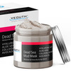 YEOUTH Dead Sea Mud Mask for Face with Hyaluronic Acid and Avocado Oil Revitalizing Face Masks for Smoother Looking Skin