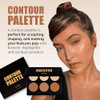 Elizabeth Mott Bronzer Contour Palette with Highlighting Powder 6 Blendable Shades for Natural Glow LongLasting Lightwei