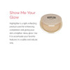 Elizabeth Mott Show Me Your Glow 2in1 Powder Highlighter Makeup and Shimmer Eye Shadow Natural Face Glow Makeup CrueltyF