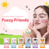 Epielle Character Face Mask Fuzzy Friends 6 Pack Fun Effective Korean Skin Care Spa Party Favors Stocking Stuffers Birth