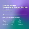 Indigo Wild Zum Face Sugar Facial Scrub Natural Sugar Scrub Soothing Facial Exfoliator with Jojoba Oil Coconut Oil Olive