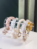 KunGe Clear Headband Holder, Multi-use Headband Organizer, Acrylic Scrunchie Hair Hoops Display Stand, Hairband Rack Holder, Hair Ties Storage Holder online at globaldelivered
