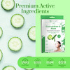 Clear Beauty Cucumber Aloe Moisturizing Face Mask Dermatologist Tested Soothes Irritated Skin Reduces Wrinkles Fine Line