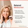 YEOUTH Retinol Cream for Face Retinol Face Moisturizer for Women and Men with Hyaluronic Acid and Green Tea Night Moistu