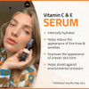YEOUTH Vitamin C Serum for Face with Hyaluronic Acid Hydrating Face Serum for Women Facial Serums Targets Appearance of
