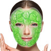 WORLDBIO Ice Face Mask for Puffy Eyes Dark Circles Reusable Hot Cold Gel Face Mask Cooling Eye Pack for Migraine Relief