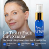 BioLogic LifTight Instant Face Lift Serum Anti Aging Serum for Face Instant Eye Lift Reduces Wrinkles Firms Sagging Skin