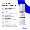 Elon Hyaluronic Acid Serum for Face Neck Revitalizing Daily Facial Serum Vitamin C and Hyaluronic Acid E Jojoba Oil Prom