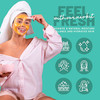 BRUUN PeelOff Jelly Mask Rubber Mask NEO Set 10 Treatments Chocolate Aloe Vera Avocado Bamboo Charcoal Calendula Sea Mud