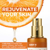 Envy Vitamin C Serum with Vitamin E Glycerin Skin Dark Spot Reduction AntiAging Dermatologist Tested Hydrating Glass Ski