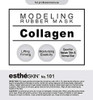 estheSKIN No101 Collagen Peel Off Type Modeling Rubber Mask for Facial Skin Care Treatment 35oz