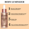 UCANBE Hydrating Body Glitter Dewy Highlighter Makeup Luminizer Drops Body Shimmer Liquid Face Glow Sparkles for Women G