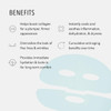 Hydropeptide Polypeptide Collagel Plus Face Mask Line Lifting Hydrogel Peptide Facial Treatments 4 Count