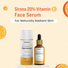 Sirona 20 Vitamin C Face Serum for Men Women 30 ml for Repair Skin Damage Heals Dark Spots Makes Skin Radiant with Niaci