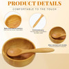 Eco Bamboo Mixing Bowl Cute Miuni Small Facial Skin Care Mixing Bowl DIY Homemade Mini Cosmetic Tool Sets