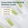 BONAJOUR Vegan Natural Green Multi Vitamin Moisturizing Cream for Face 70 Vitamin Anti Aging Brightening Remove Dark Spo